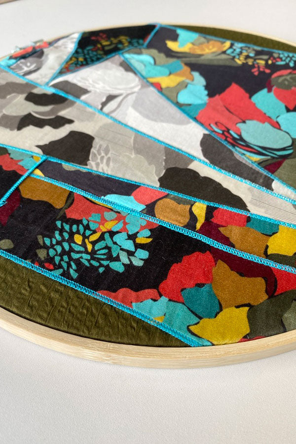 Patchwork Embroidery - Mixed Print